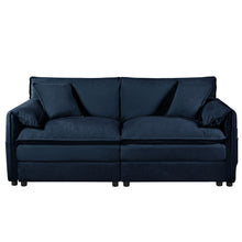 Load image into Gallery viewer, Modern Oversized Chenille Loveseat Sofa With Deep Seat And Diy Combination

