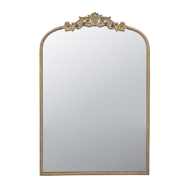 36" Arch Framed Accent Mirror - Gold