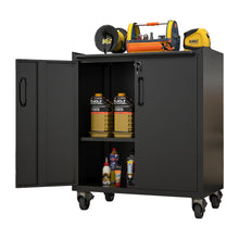 Load image into Gallery viewer, Heavy Duty Metal Garage Storage Cabinet With Wheels Sturdy Tool Organizer

