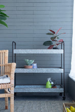 Load image into Gallery viewer, Homestead Galvanized Shelf Display 3 Tier - Metallic Gray
