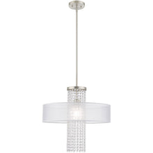 Load image into Gallery viewer, 28'' Dimmable Chandelier With Shades - Nickel
