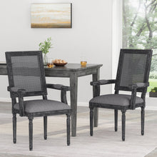 Load image into Gallery viewer, Elegant French Country Style Dining Chair With Cane Backrest

