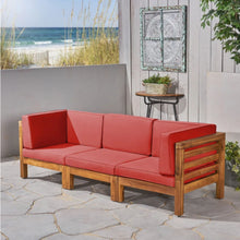 Load image into Gallery viewer, Oana - 3 Piece Sofa Set With Water Resistant Cushions
