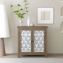 Load image into Gallery viewer, Storage Cabinet, Organizer - Brown Antique White
