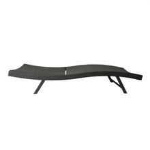 Load image into Gallery viewer, Wicker Chaise With Adjustable Reclining Seats (Set of 2) - Gray
