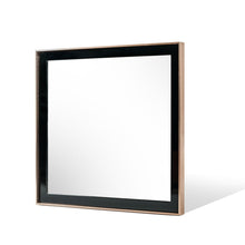 Load image into Gallery viewer, 39" Framed Accent Mirror - Black / Rose Gold
