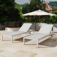 Load image into Gallery viewer, Outdoor Patio Chaise Lounge With 5 Reclining Positions
