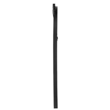 Load image into Gallery viewer, 42" Crowned Top Antiqued Glass Arch Framed Accent Mirror - Black
