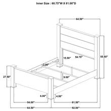 Load image into Gallery viewer, Sansome - Queen Panel Bed - Oak
