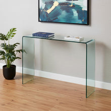 Load image into Gallery viewer, Glass Block Console Table - Clear
