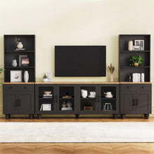 Load image into Gallery viewer, Farmhouse TV Stand With Solid Wood Gourd Shaped Legs For TVs Up To 70"
