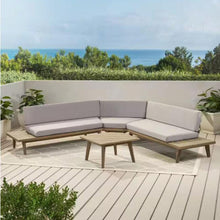 Load image into Gallery viewer, Hillcrest - V Shaped 4 Piece Sofa Set, Water Resistant
