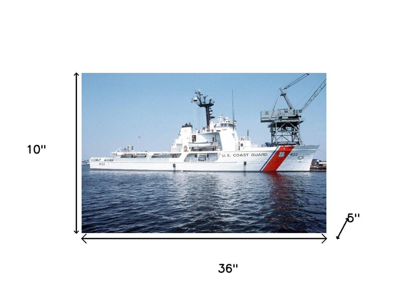 Hand Painted Model Boat (624523) - White