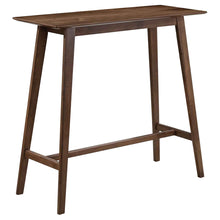 Load image into Gallery viewer, Rectangular Bar Table With Tapered Legs - Walnut
