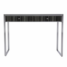 Load image into Gallery viewer, Writing Desk With Two Drawers - Silver
