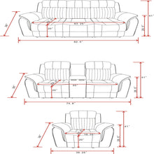 Load image into Gallery viewer, Steban - Reclining Sofa - Gray
