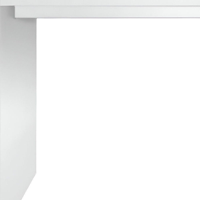 60" Wood Recgular Bar Table - White