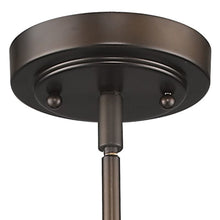 Load image into Gallery viewer, Frosted Glass Hanging Light - Bronze
