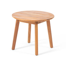 Load image into Gallery viewer, Outdoor Side Table With Slat Top - Brown
