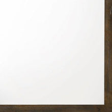 Load image into Gallery viewer, 40" Square Framed Mounted Dresser Mirror - Dark Brown
