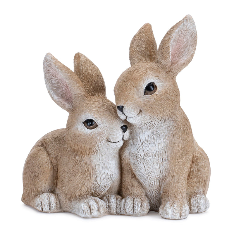 Poly Figurine Tabletop Sculpture (Set of 2) (592979) - Beige