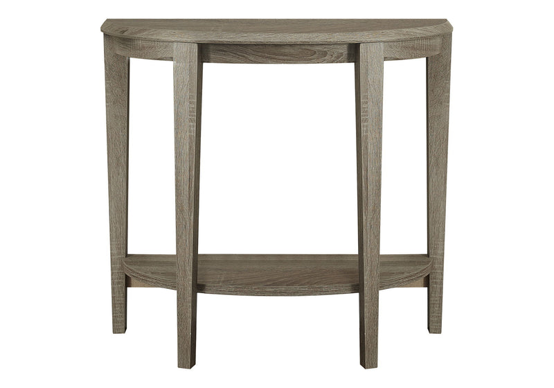 33" End Table With Shelf - Deep Taupe
