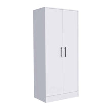 Load image into Gallery viewer, Tall Two Door Closet - White
