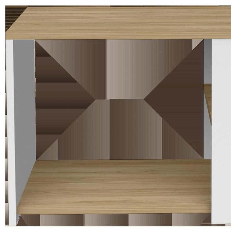 Pedestal Coffee Table (734176) - White