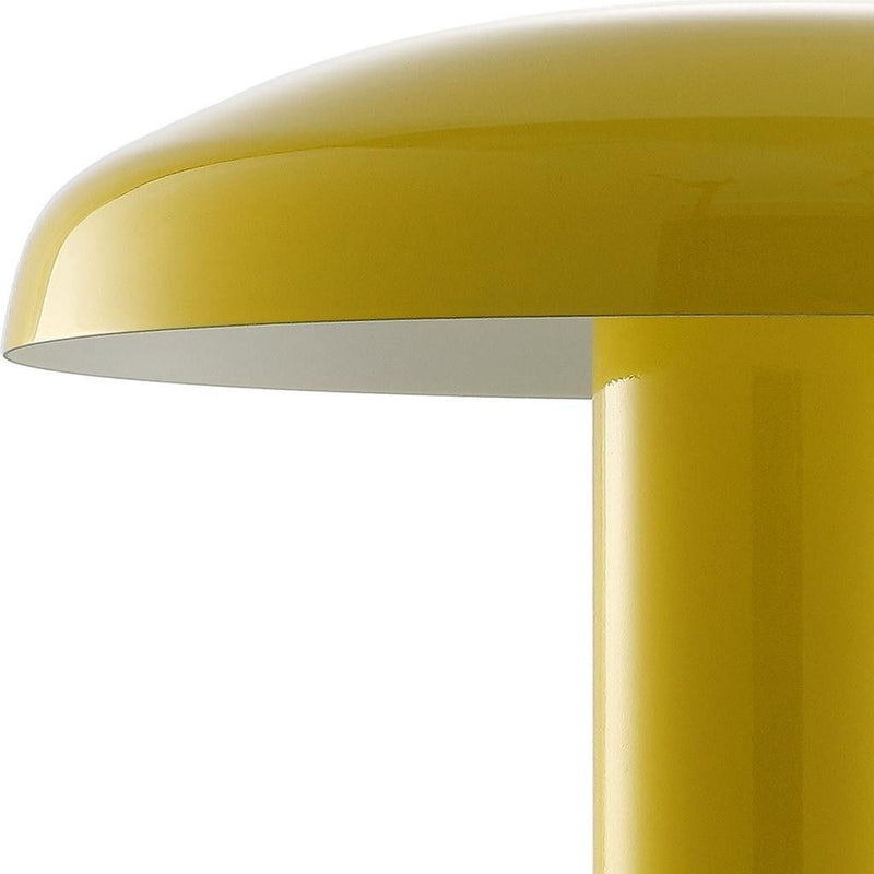 Novelty USB Table Lamp With Globe Shade - Yellow