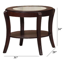 Load image into Gallery viewer, Table With Tempered Glass Shelf
