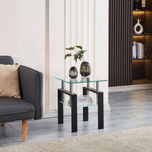 Load image into Gallery viewer, Luxury Modern Tempered Glass Coffee Table With 2 Layers

