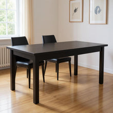 Load image into Gallery viewer, 60" Solid Wood Dining Table - Black
