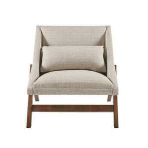 Chair With Removable Pillow - Brown