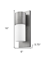 Load image into Gallery viewer, Contemporary Brushed Wall Light - Silver / White
