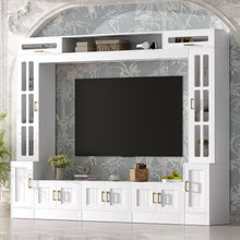 Load image into Gallery viewer, Wall Unit Entertainment Center With Bookshelves For TVs Up To 80"
