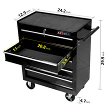 Load image into Gallery viewer, Multifunctional Tool Cart With Wheels And Drawers
