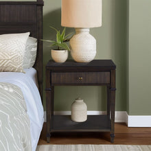 Load image into Gallery viewer, Kenna - Nightstand With Storage - Dark Coffee
