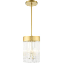 Load image into Gallery viewer, 24" Three Light Dimmable Chandelier With Shades - Gold
