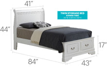 Load image into Gallery viewer, Upholstered Panel Sleigh Bed Design
