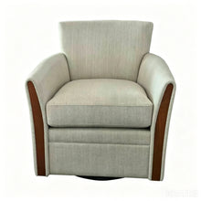 Load image into Gallery viewer, Swivel Accent 360° Rotating Armchair With Turntable Base For Living Room - Cream Beige
