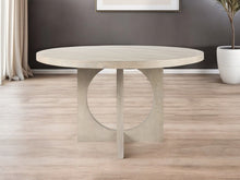 Load image into Gallery viewer, 54" Rounded Pedestal Base Dining Table - Natural
