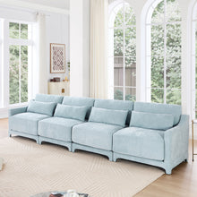 Load image into Gallery viewer, Elegant Sofa With Ergonomic Design And Lumbar Pillows
