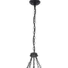 Load image into Gallery viewer, Candle Style Multi Light Metal Dimmable Chandelier - Brown And Black
