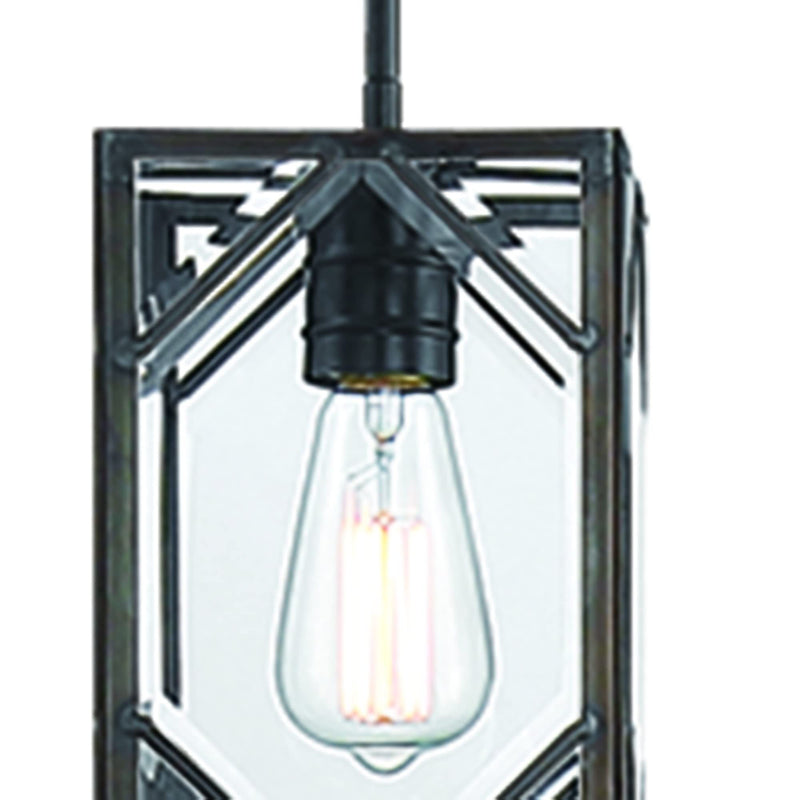Kitchen Island Dimmable Chandelier With Shades - Black