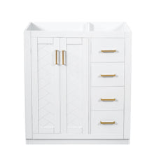 Load image into Gallery viewer, Retro Style Bathroom Vanity With 3 Drawers &amp; Soft-Closing Doors
