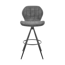 Load image into Gallery viewer, 39" Iron Bar Height Bar Chair - Charcoal / Black
