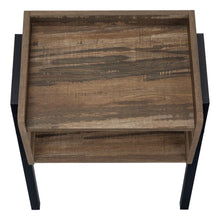 Load image into Gallery viewer, 23" End Table With Shelf - Black And Brown
