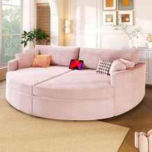 Load image into Gallery viewer, Oversized Double Chaise Lounge Sofa With USB Ports
