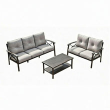 Load image into Gallery viewer, Patio Furniture Set With Coffee Table And Cushions For Backyard
