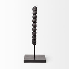 Load image into Gallery viewer, Abstract Beaded Tabletop Sculpture (392496) - Black
